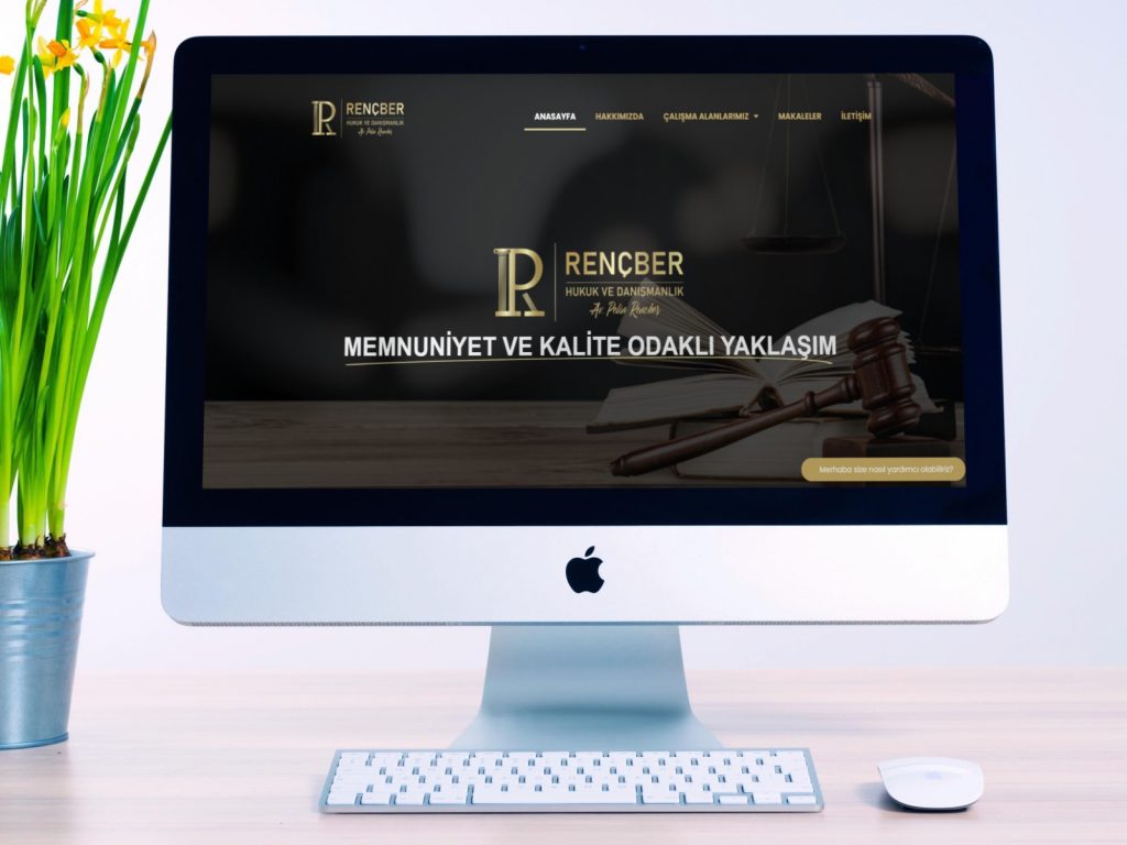 hukuk bürosu web site tasarım örnek